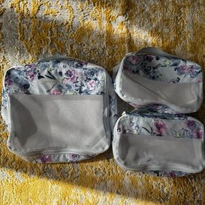 Vera Bradley Floral Travel Packing Cubes Set - 3 pcs